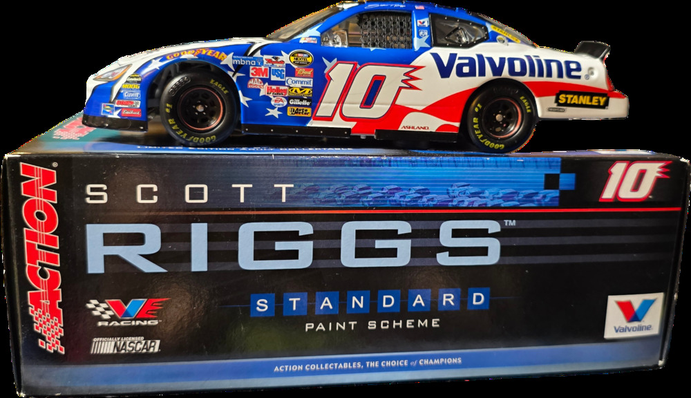Scott Riggs #10 Valvoline 2006 Dodge Charger 1:24 Platinum Bank Diecast